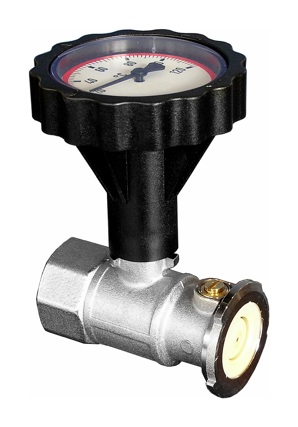 Art. 550S TER Valvola a sfera flangiata con termometro