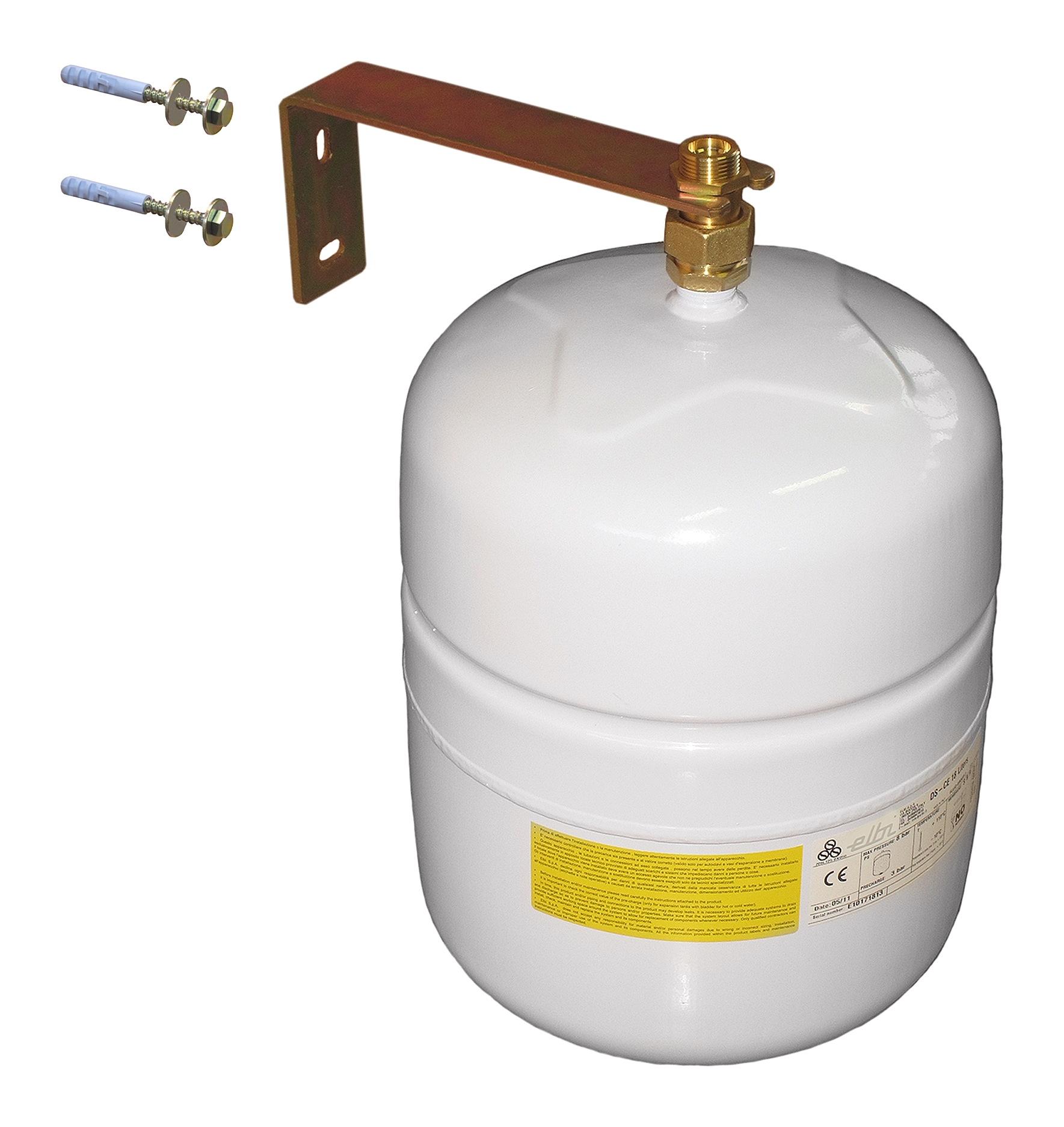 Set Vaso Espansione ModvSol con staffa di fissaggio